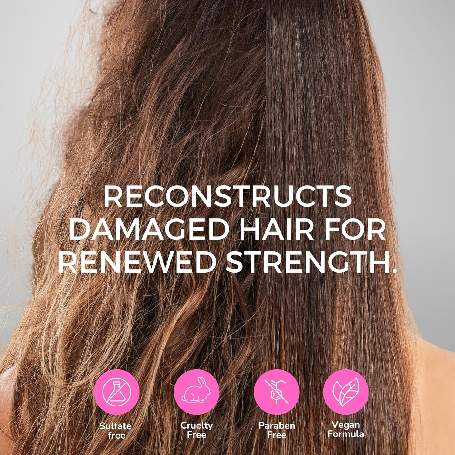 KERAZON Intensive Brazilian Hair BTX Treatment 8Oz 236Ml for All Hair Types, Thermal Activated Hair Mask Damaged Hair and Long Lasting Volume and Frizz Control. Packaging May Vary. image number 5