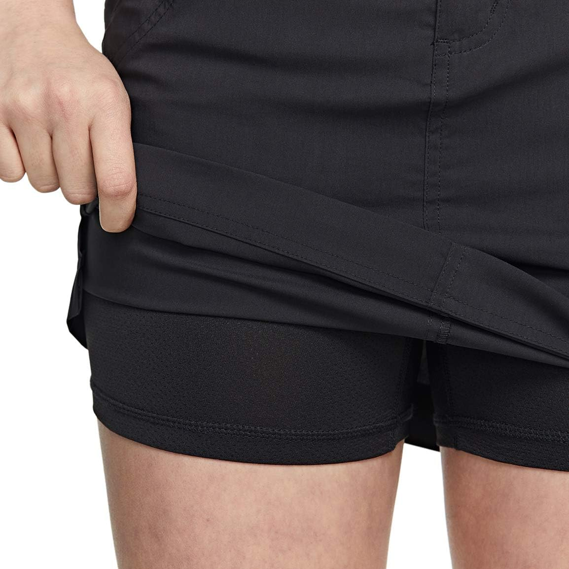 CQR Women'S Outdoor Skort, UPF 50+ Active Athletic Casual Skirt with Shorts, Hiking Golf Travel Casual Skort with Pockets image number 5