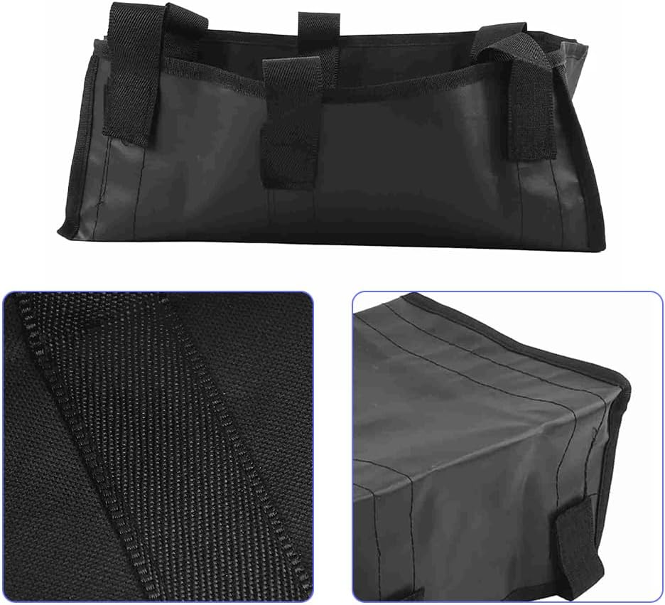 Walker Bag, under Seat Rollator Bag,Rollator Seat Bag 4 Wheeled Walker Rollator Wheelchair Frame Replacement Storage Bag Adjustable Pouch for Carrying Items Reusable Basket Carry Women Men image number 4