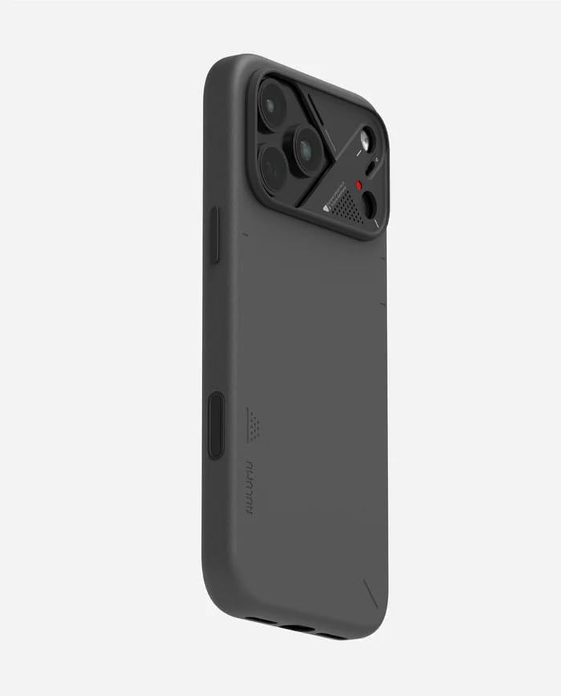 Aulumu A17 Vegan Leather Coolhyper for Iphone 17 Pro Max Case | Camera Control | with Cooling Fins | Luxury Comfort | Compatible with Magsafe | Complete Wrap-Around - Black image number 6