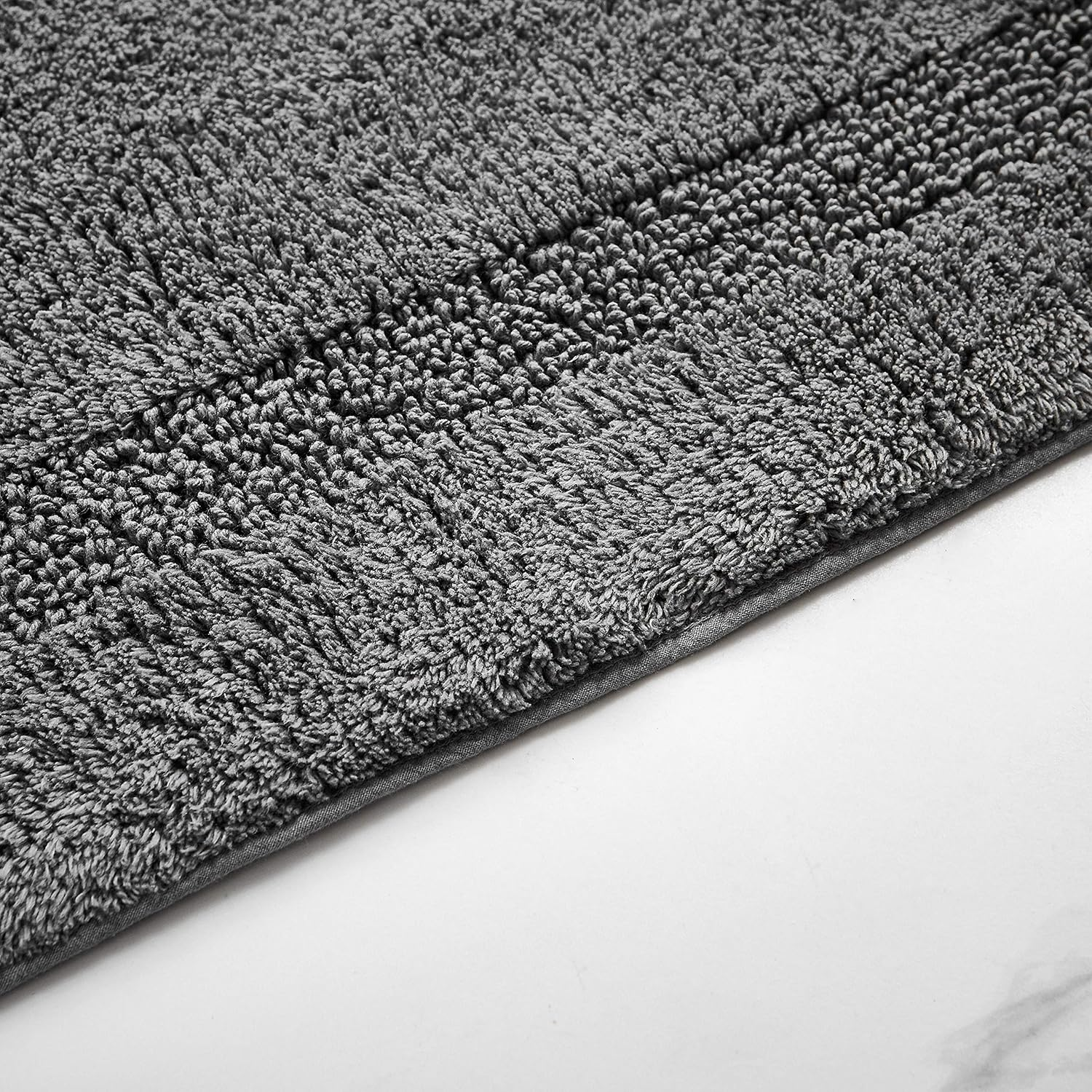 Nautica Home | Peniston Collection | Bath Runner-100% Cotton, Ultra Soft & Absorbant, Oeko-Tex Certified, Slip Resistant Backing, 60 X 22, Grey image number 1