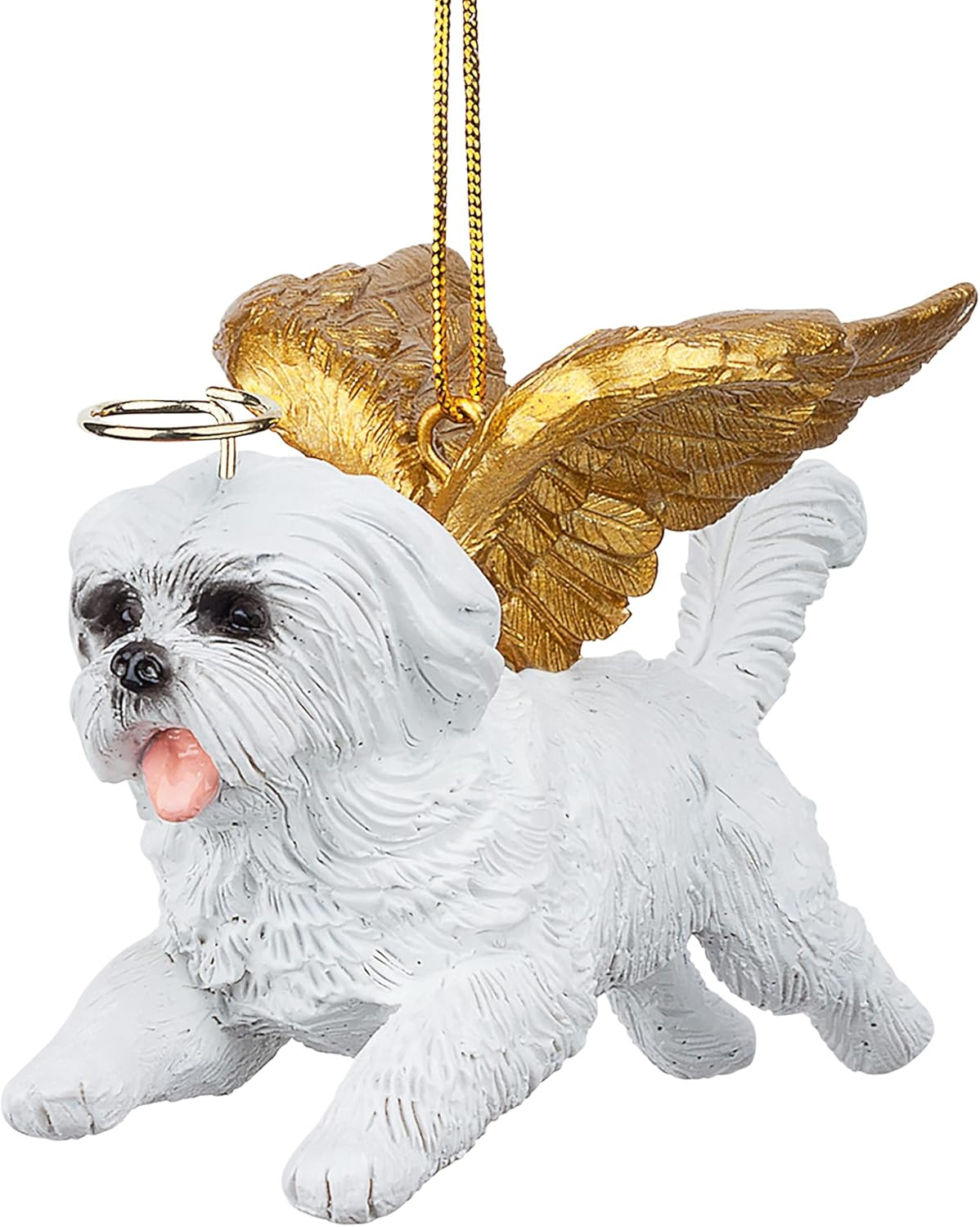 Angel Maltese Ornament image number 3