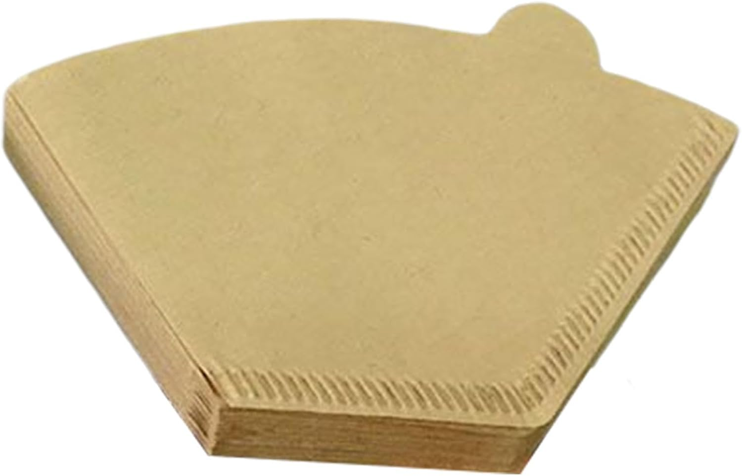 Coffee Filters Cone Paper - Natural Paper Coffee Filters 2-4 Cup,2-4 Cups for Pouring over Coffee Filter, 100 Count Filters (Natural Brown) Health & Household Unbleached for Drip Coffee Maker Pochy image number 2