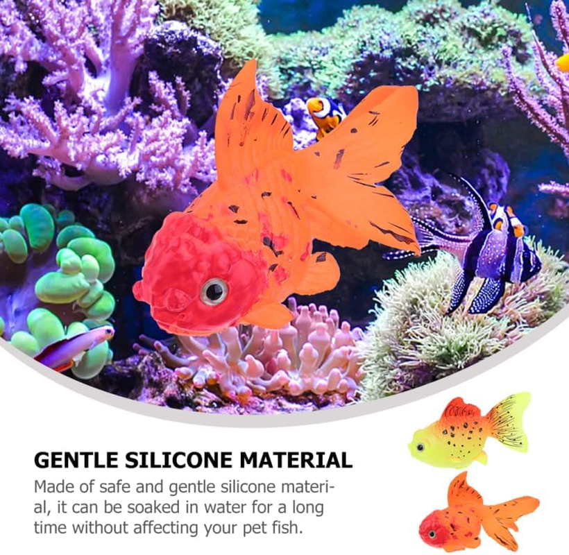 POPETPOP 2 Pieces Artificial Aquarium Floating Fish Decorations for Aquariums Aquarium Decoration Artificial Fish Craft Set Floating Fish Decoration for Aquariums Fish Figure image number 2