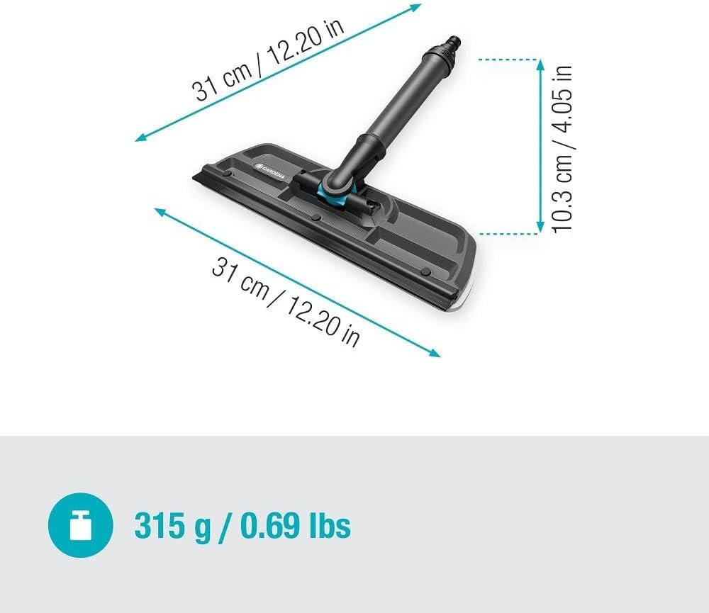 GARDENA Cleansystem Window Wiper, 31 Cm, Modern Black, Window Wiper, Squeegee, 5159671051 image number 1