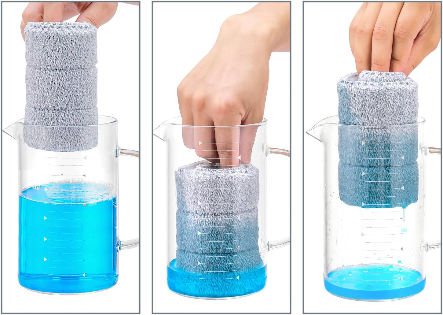 Flat Mop Pads Compatible with Joymop, Joymoop Mop Replacement Pads for Joy 13 Inch Flat Moop, Washable Squeeze Microfiber Mop Pad for Floor Cleaning(8 Pack Refill, 13"X 4.9") image number 2