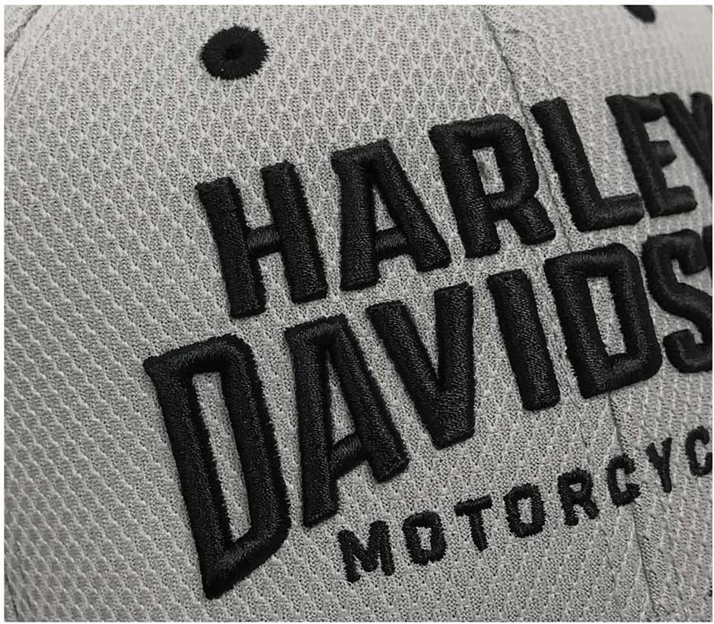 Harley-Davidson Men'S Embroidered Athletic Curved Bill Adjustable Baseball Cap Gray, Gray, One Size image number 1