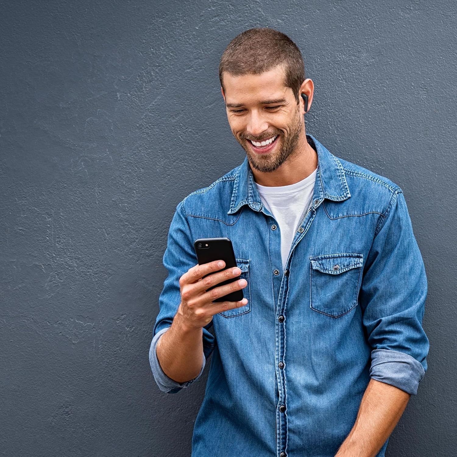 NGS ARTICA Move Black Wireless Headset Compatible with Bluetooth 5.3 Technology and TWS. 28-Hour Battery, Touch Control, ENC Technology, Black image number 6