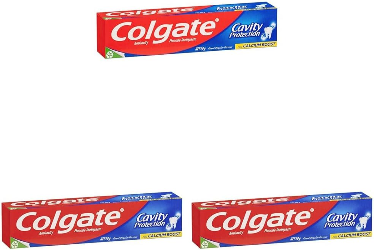Colgate Cavity Protection Great Regular Flavour Toothpaste 90 G (Pack of 3) image number 1