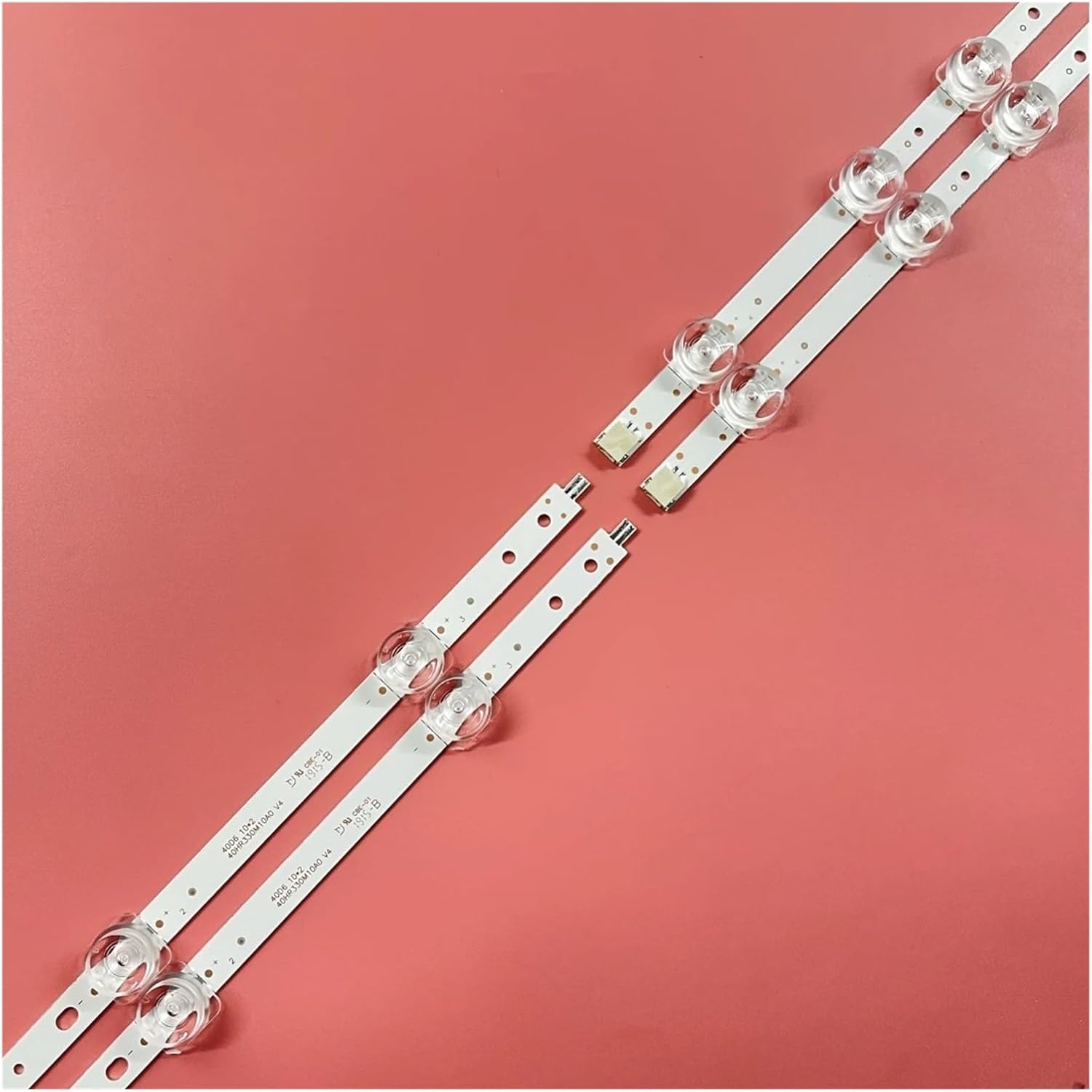 TV Backlight 40HR330M10A0 V4 for 4C-LB4010-HR01J 4C-LB4010-HR02J TCL 40F6F 40L2F 40D610X2 LED40S6500 40S6500FS L40S6400 L40S6500 (Color : 2 Pieces 1TV)