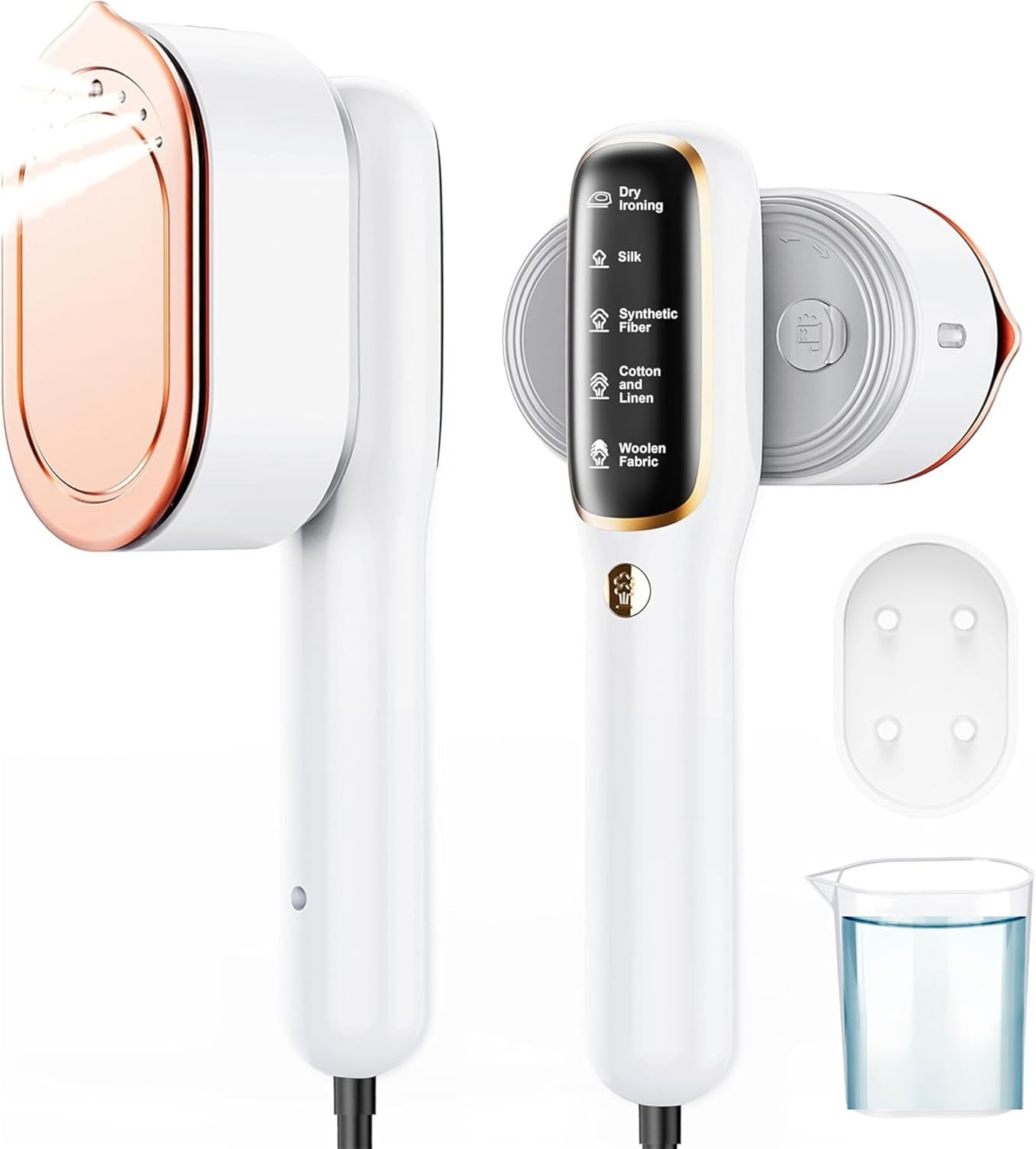 Steamer for Clothes &ndash; 2 in 1 Handheld Ironing Machine, 5 Modes, 15S Fast Heat-Up and Leakproof Design | Lightweight Wrinkle Remover | Steam Iron for Home and Travel | Black Colour image number 1