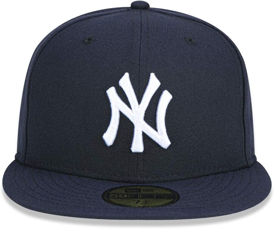 New Era Mens New York Yankees MLB Authentic Collection 59FIFTY Cap - Blue image number 6