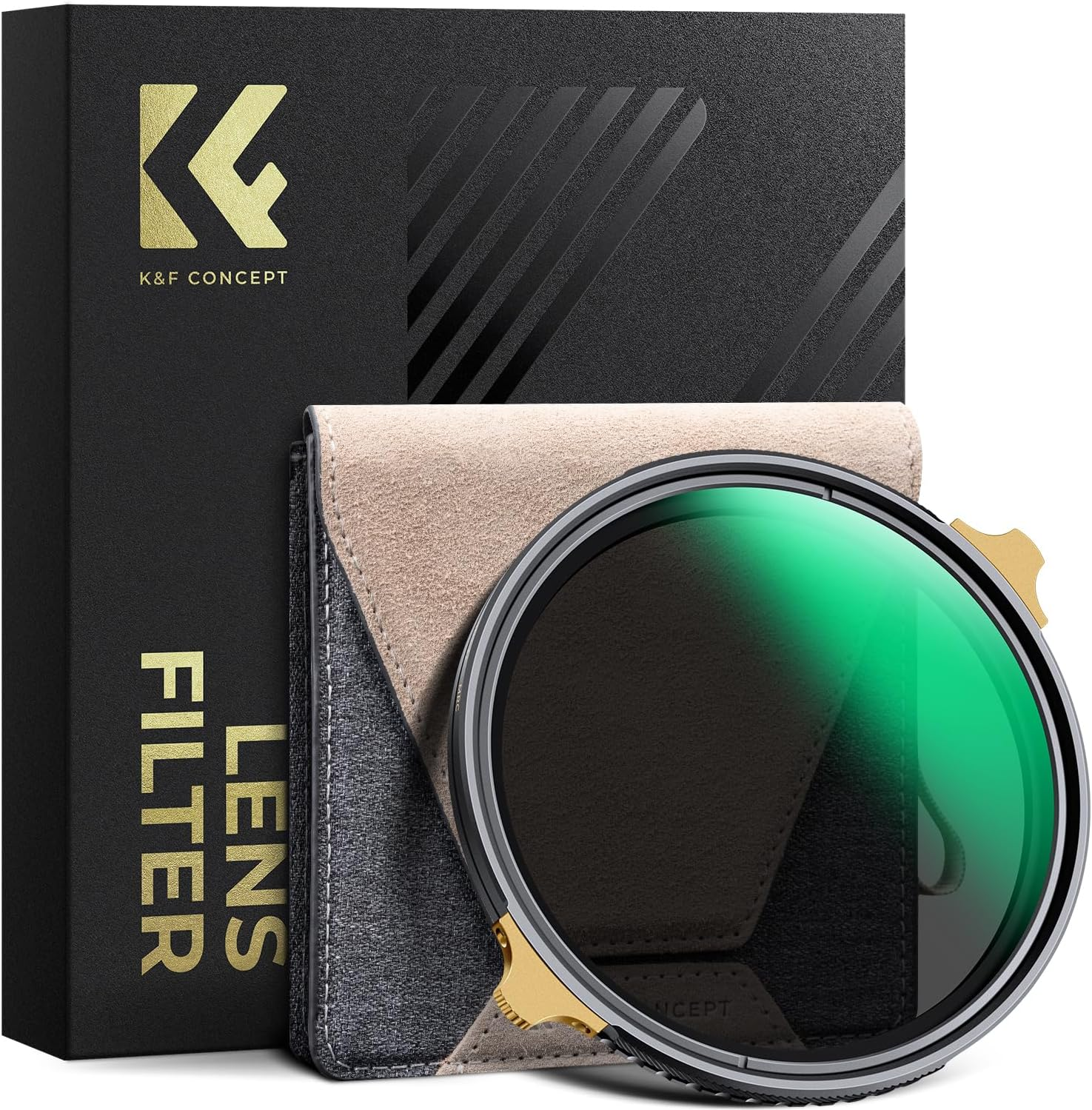 K&F CONCEPT 82Mm Variable ND Lens Filter ND2-32 (1-5 Stops) High Definition Adjustable Neutral Density Filter with 36 Multi-Layer Coatings (Nano X PRO Series) image number 6