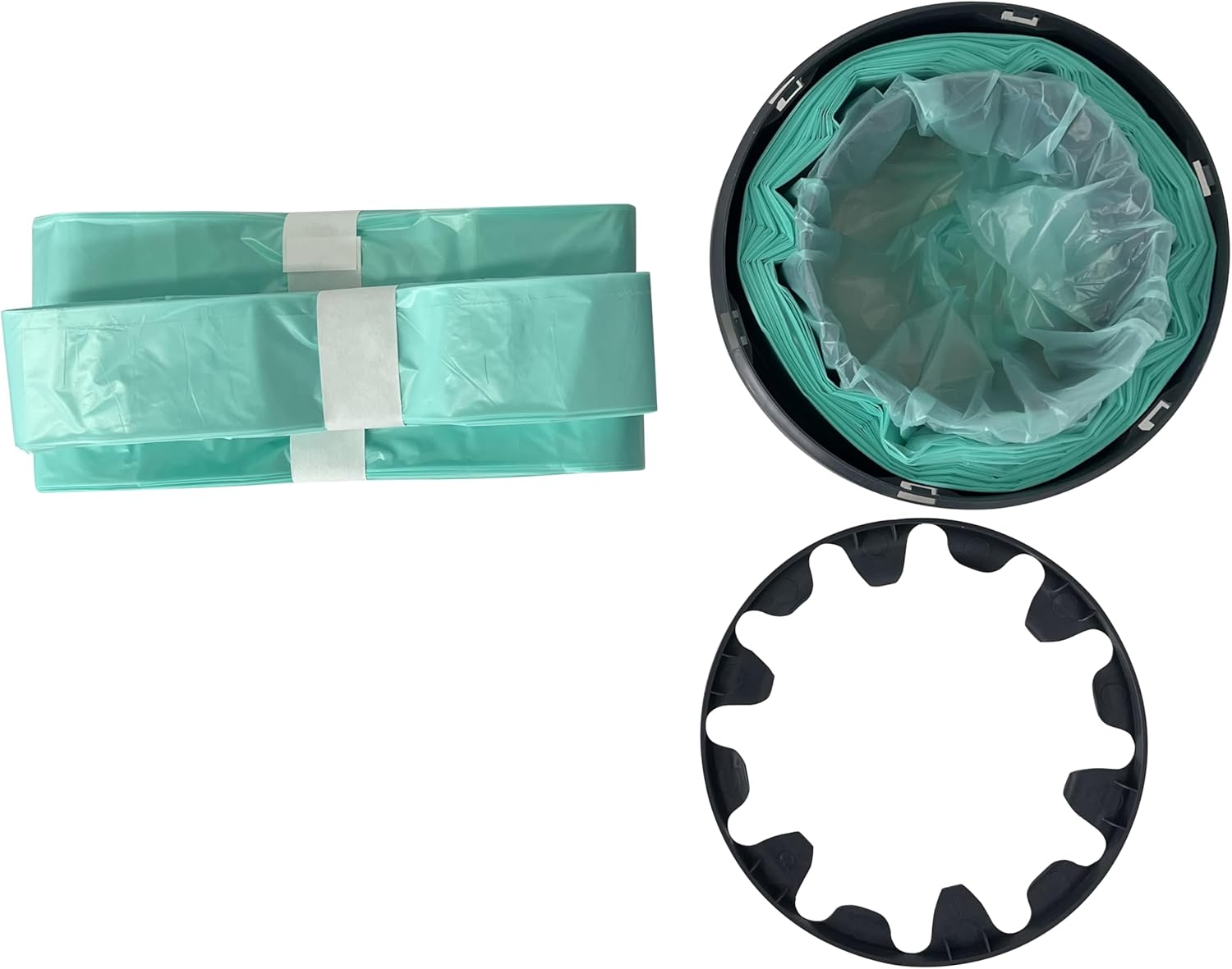 Pre-Compacted 100M Nappy Bin Refills Value Pack for Tommee Tippee Twist & Click (10 Pack)