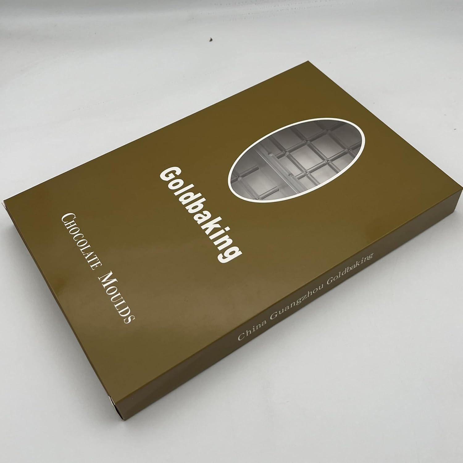 Goldbaking Polycarbonate Deep Chocolate Bar Mold - 3 Pieces, 6.22 * 3.19 * 0.71Inch, Clear, Rectangular Prism, BPA Free