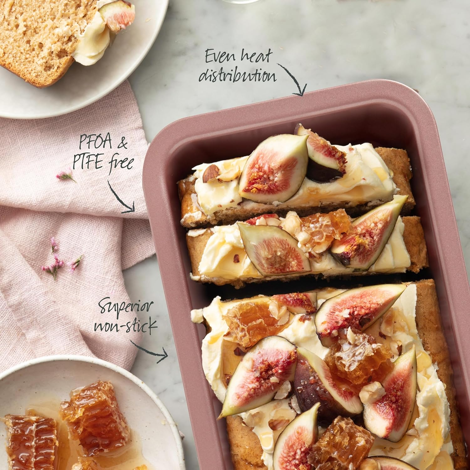 Wiltshire Loaf Pan, 24 Cm Diameter, Rose Gold