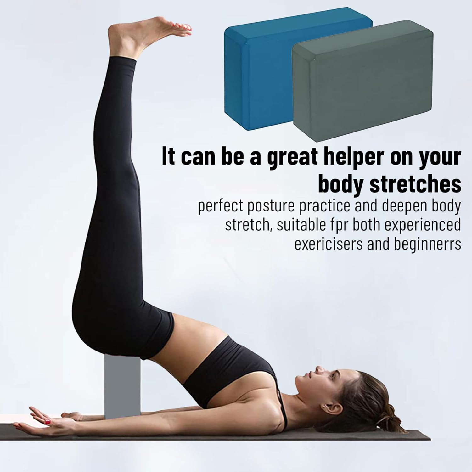 Everlast Yoga Brick 3"X6"X9" 106G Grey image number 6