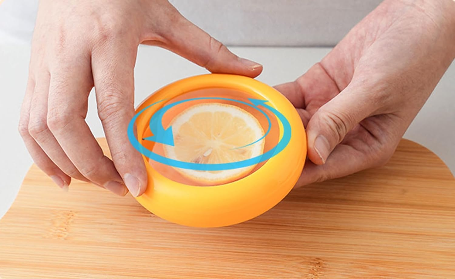 YC-GREHUN Fruit & Vegetable Crisper Reusable Fruit & Vegetable Storage Box Avocado Onion Tomato Lemon Leak Proof Crisper with Lid for Refrigerator (Set of 4) image number 3