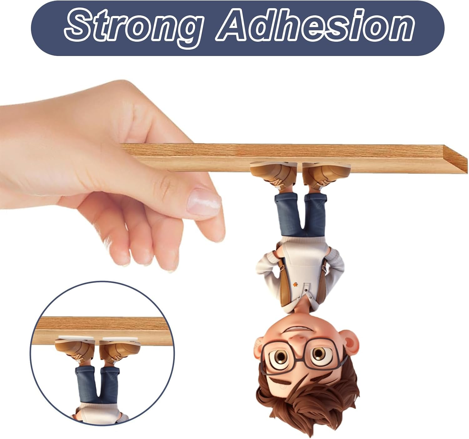 800PCS Museum Gel Clear Removable, Double Sided Sticky Dots, Sticky Tabs for Hanging for Festival Party Balloons Decoration image number 3