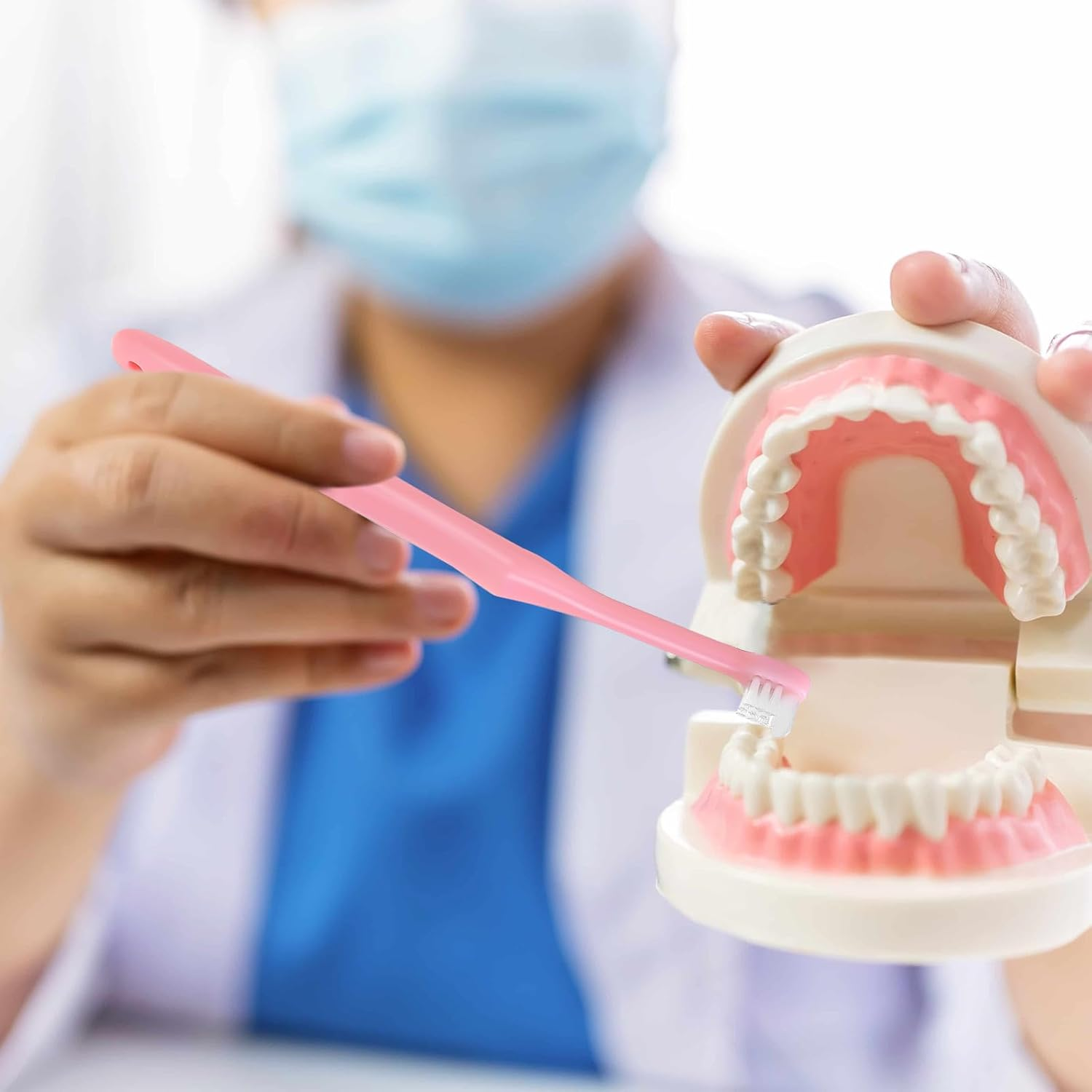 4 Pieces Tuft Toothbrush, Tiny Small Head, Orthodontic Soft Trim, Wisdom Toothbrush, Single Compact Interdental Interspace Brush image number 4