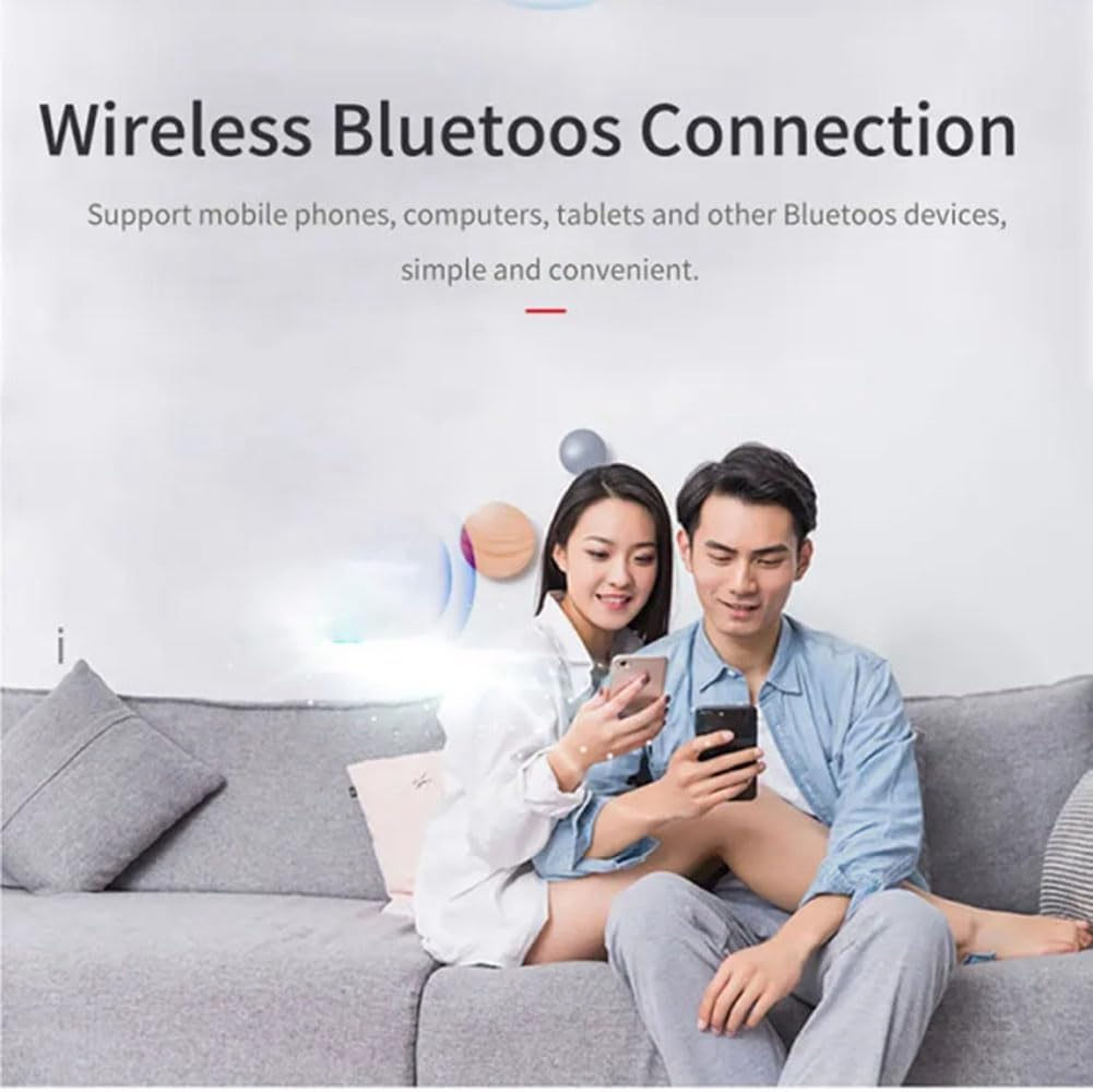 Qauffty Built-In Amplifier Full Range Bluetoothback Cover Home Theater Background Music Ceiling Speaker(A) image number 3