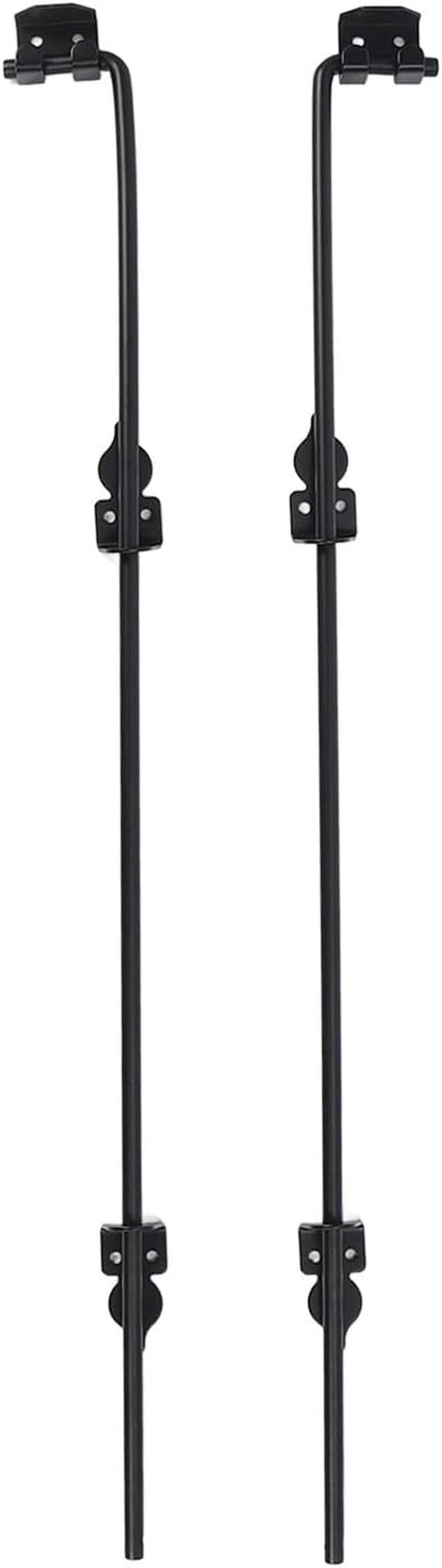 36In Cane Bolt Gate Drop Rod, 2 Set Alloy Steel Gate Ground Latches for Wooden Fences Metal Gates Door, Heavy Duty Gate Drop Pin, Gate Ground Stopper Hardware image number 2