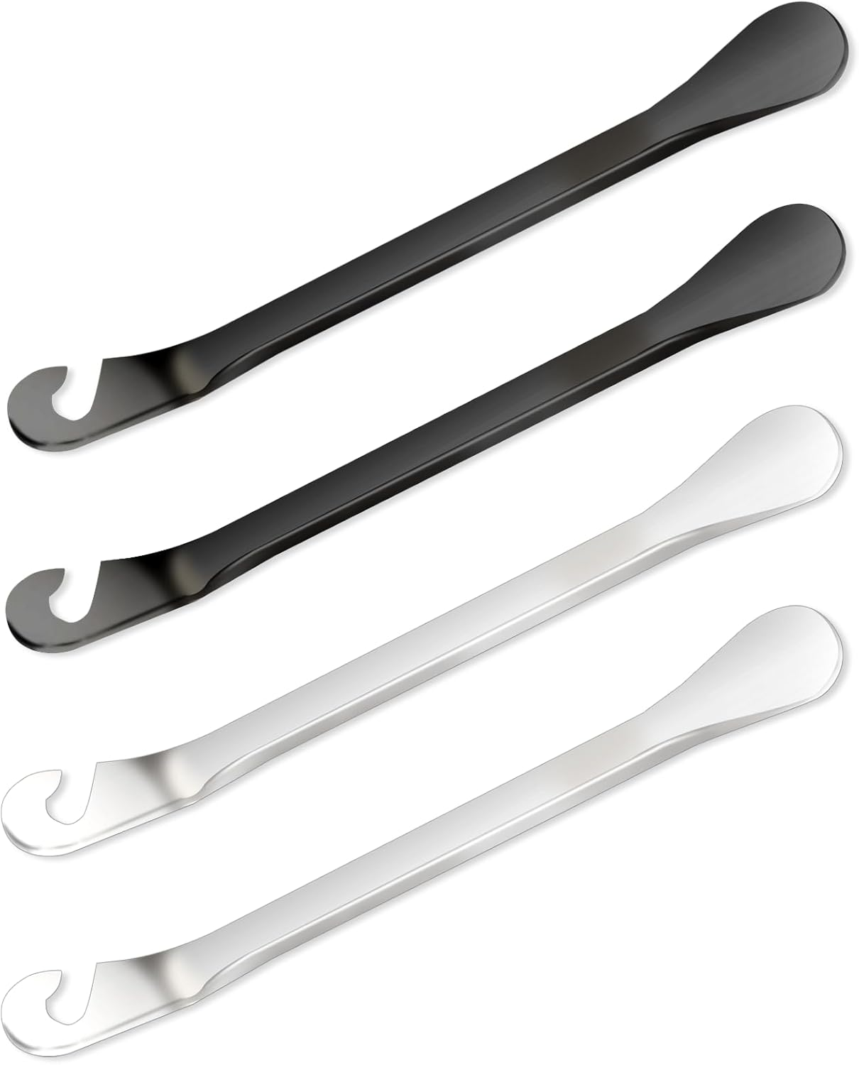 NILLOS Bike Tire Levers, 4 PCS Bike Tyre Spoons for Repairing Bike Tube (12.2 Cm/4.8 In) image number 1