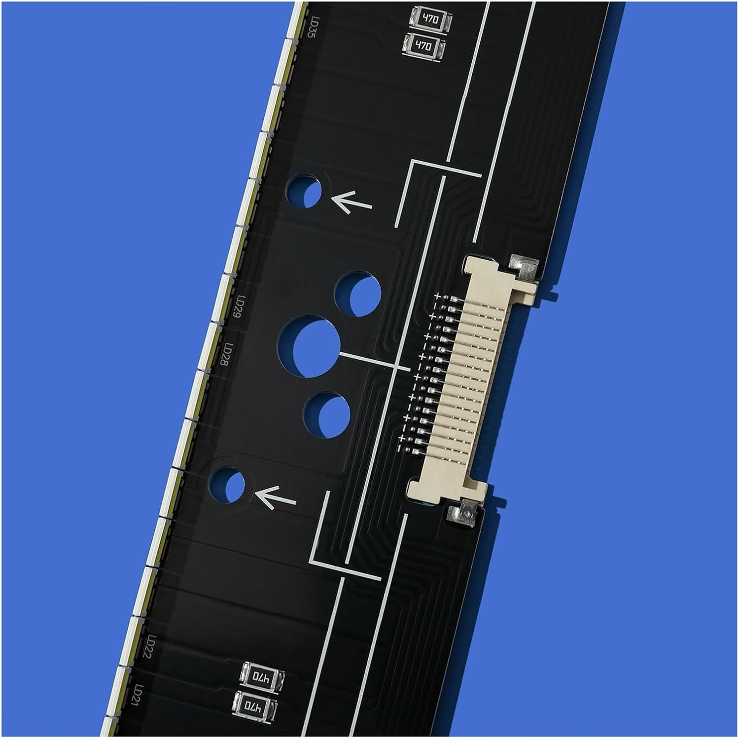 ALMVIS 3PCS LED Backlight Strip Fit for Sony 55" KD-55X9000C KD-55X9005C XBR-55X900C NLAW50350 KD 55X9000C KD 55X9005C XBR 55X900C LED TV Light image number 1