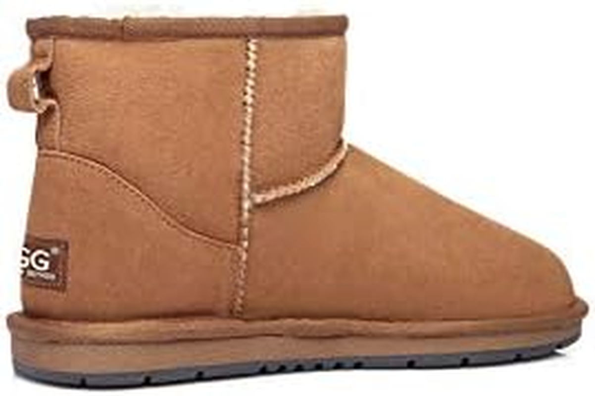 UGG AUSTRALIAN SHEPHERD Australian Wool Classic Mini Suede Unisex Ankle Boots image number 2