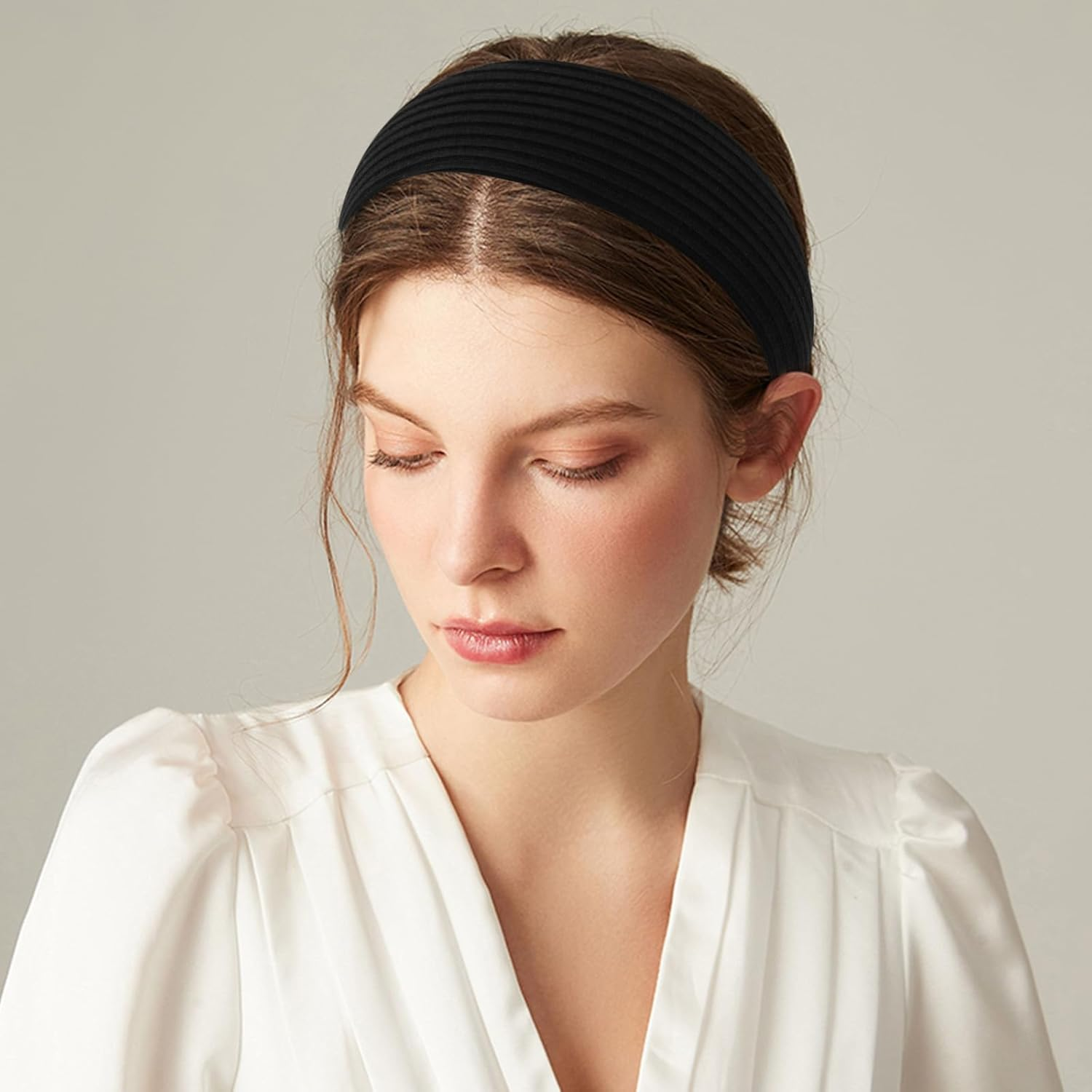 ACO-UINT 4 Pack Headbands for Women, Wide Headbands Large Head Bands for Women'S Hair, Non-Slip Thick Headbands with Teeth Fashion Hairbands Hair Accessories for Women image number 2