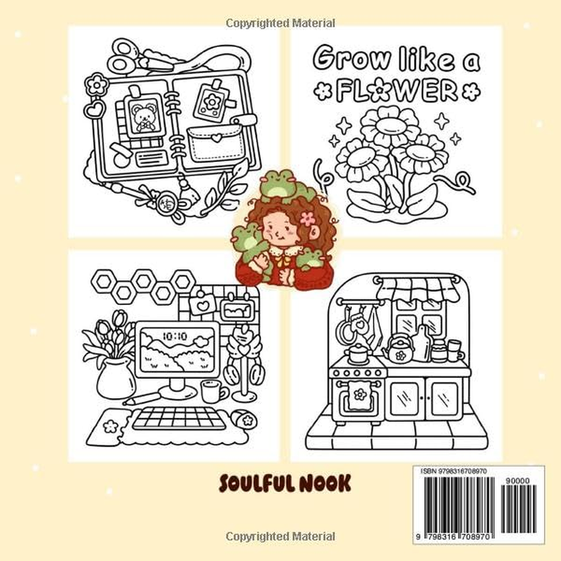 Blissful Days: a Bold and Easy Coloring Book for Adults and Teens Featuring Relaxing Illustrations for Self-Care