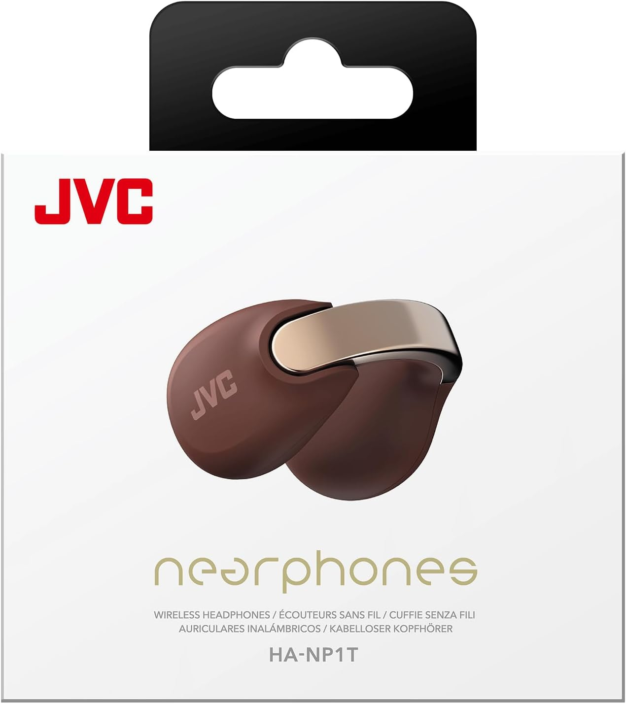 JVCKENWOOD Victor HA-NP1T-T Wireless Earphones, Bluetooth Ver.5.3, Open-Ear Cuff, App-Compatible, Multipoint, Total 24 Hours Playback, Microphone Included, Small, Lightweight, Waterproof, Maroon