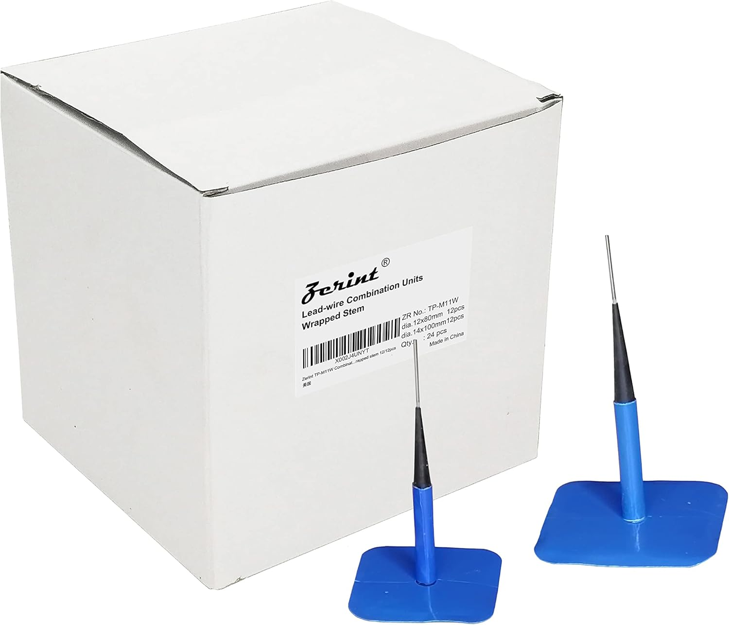 ZERINT TP-105W Combination Repair Unit, Tire Repair Patch Plug 3/8" X 2 3/8" Wrapped Stem 24 Pcs image number 6