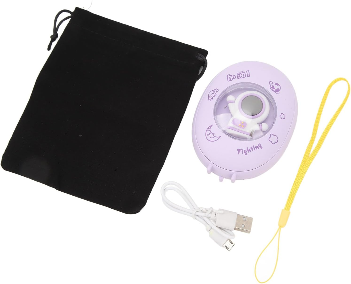 Hand Warmer, ABS Electric Hand Heater Portable Safe Rechargeable for Outdoor (Purple) image number 6