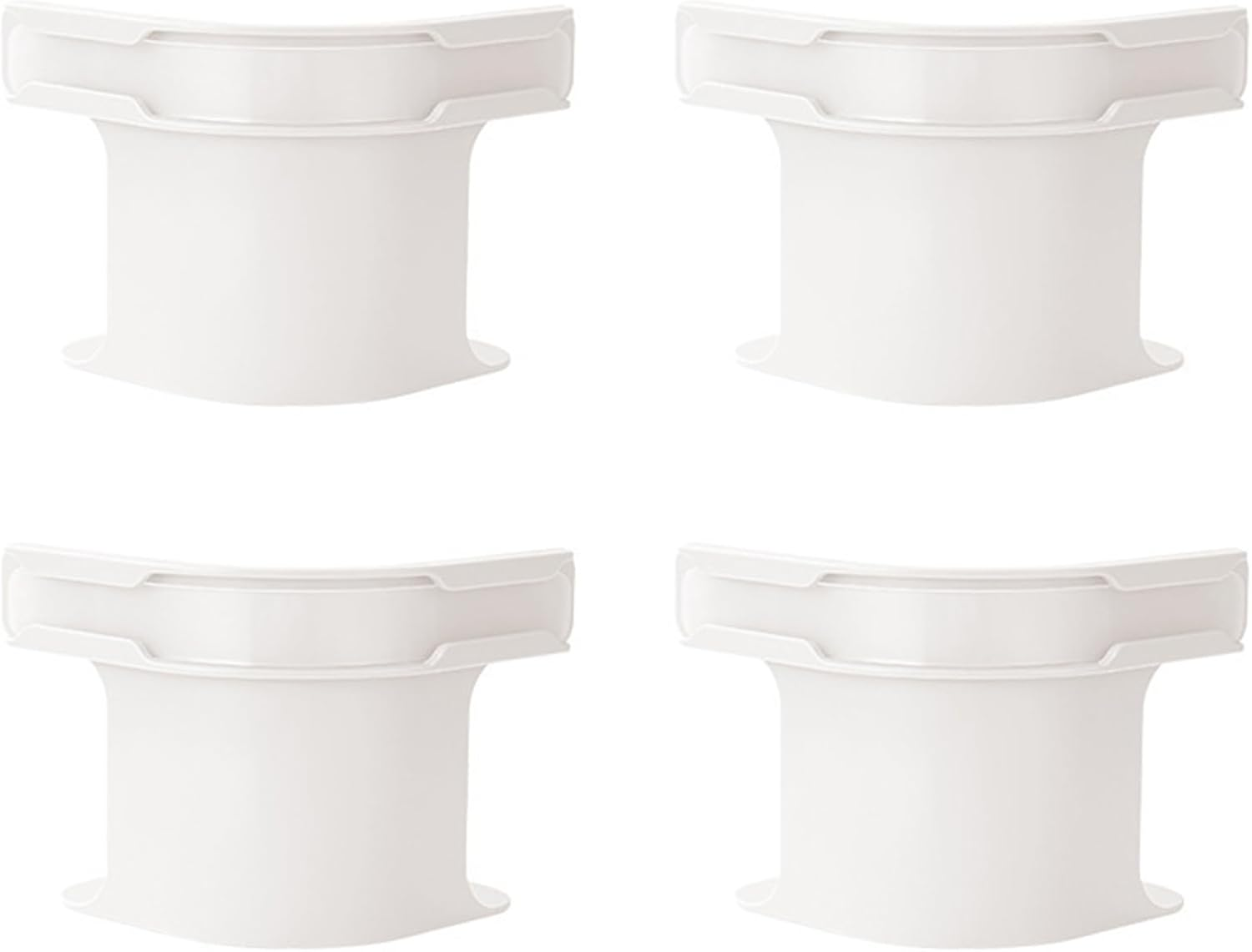 4 Pcs Non-Slip Bed Sheet Holders with 4 Transparent Lock Strips, Bedsheet Corner Tightener Clips, Secure Mattress Clips, Discrete Grippers for Fitted Sheets, Anti-Slide Bedding Fasteners (White)