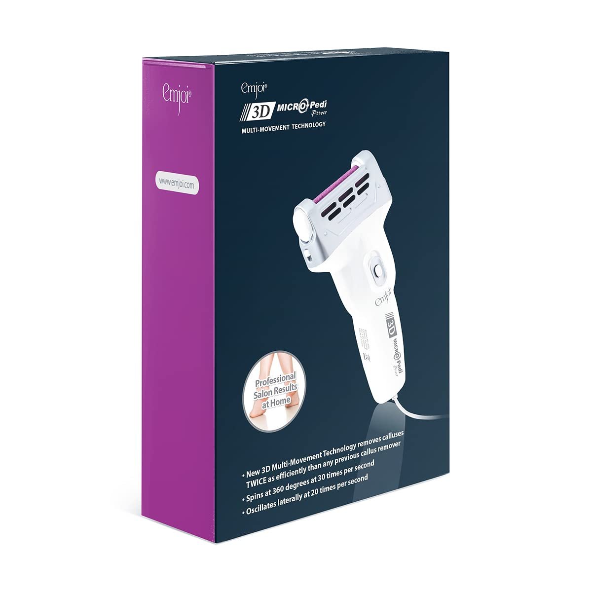 Emjoi Micro-Pedi PRO - Callus Remover (Most Powerful & Rechargeable) image number 3