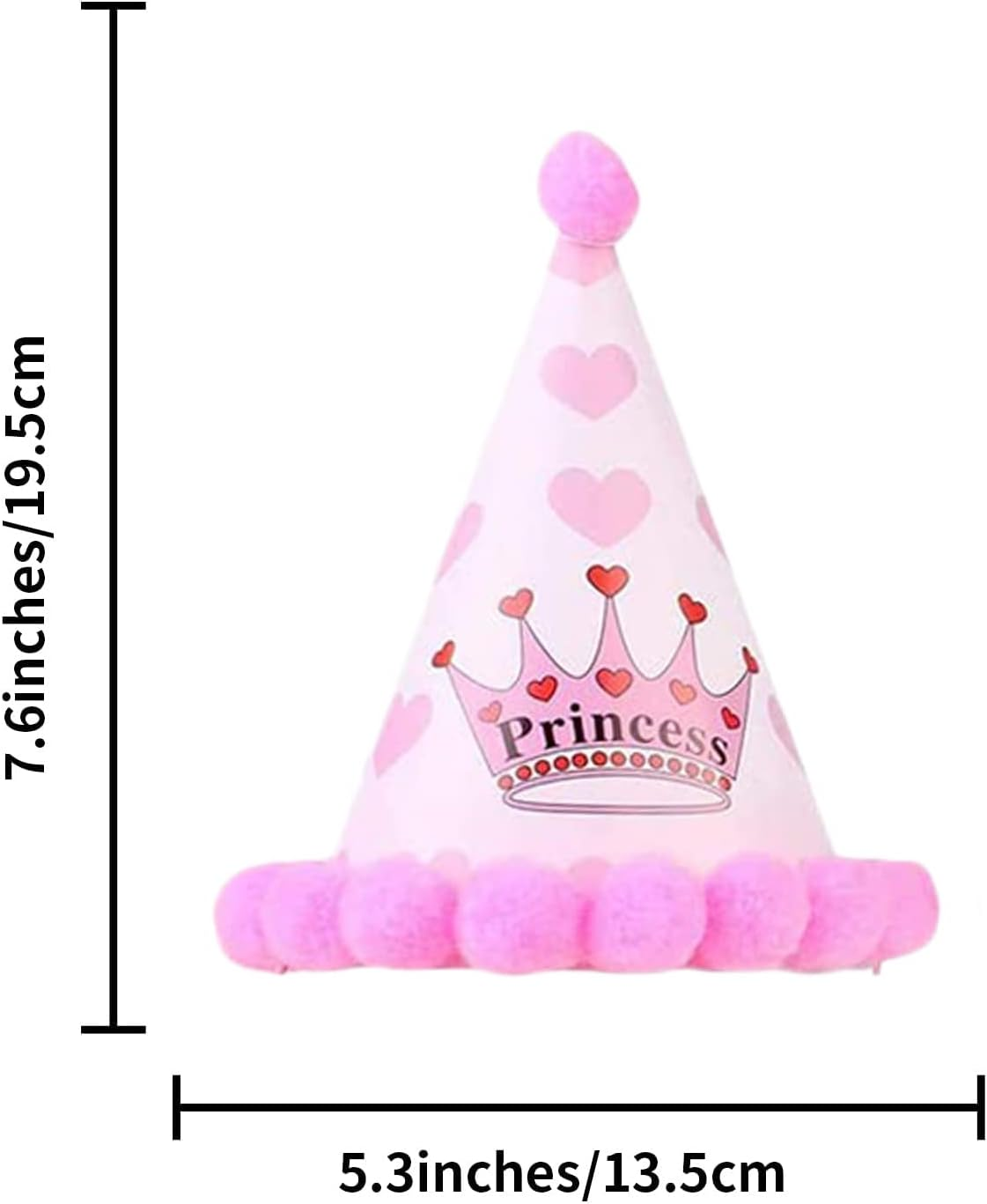 Dog Birthday Bandana and Hat Kit,Triangle Dogs Scarf with Birthday Boy/Girl Decorations,Puppy Birthday Cake Outfit Gift Pet Party Supplies Accessories (Pink)