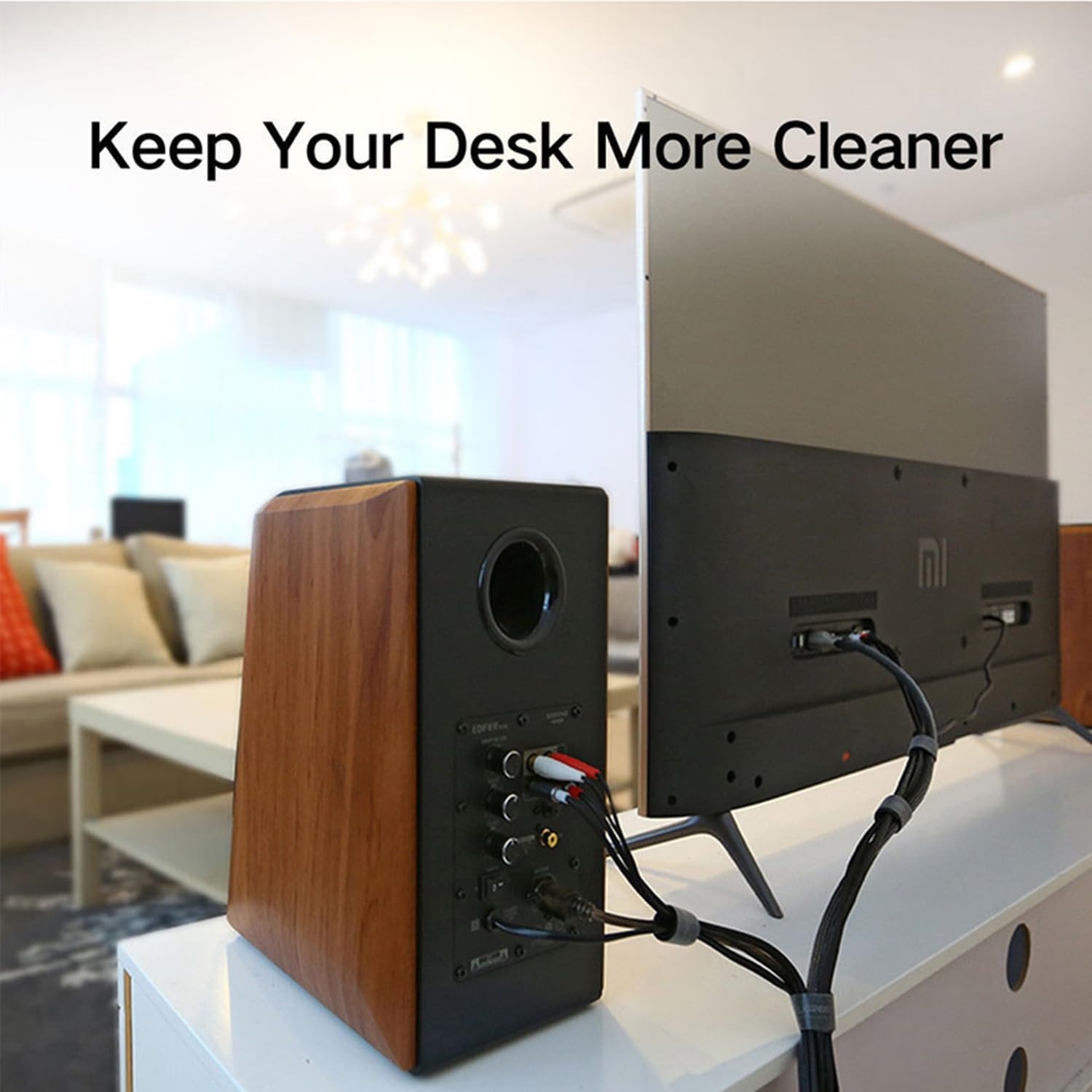 10M Hook & Loop Heavy Duty Strap Reusable Cable Ties Grip TV Tidy Organiser