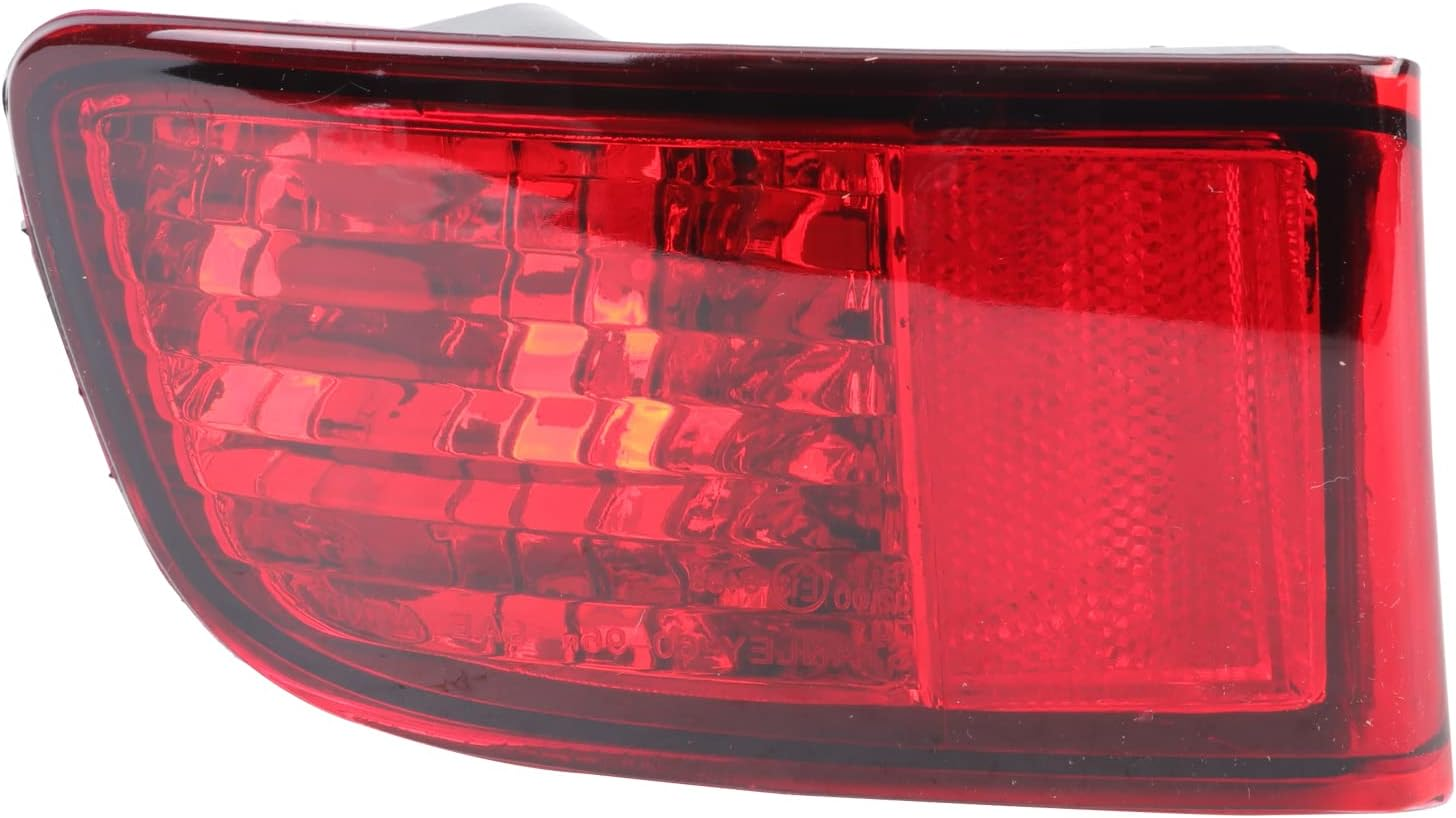 MISIOEK Left Rear Bumper Reflector Light Assembly for 2003-2005 4Runner 2002-2009 Land Cruiser Prado 120 (Driver Side)