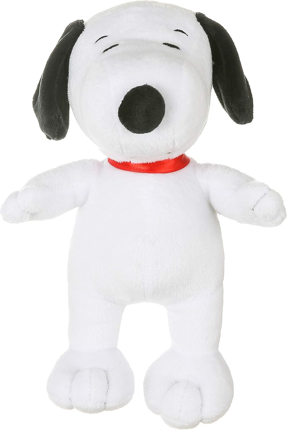 Peanuts Snoopy Figure Classic Plush Squeaker Dog Toy, 9 Inch Medium | White Plush Dog Toy for All Dogs, Officially Licensed Peanuts Product | Small Plush Fabric Squeaky Dog Toy image number 3