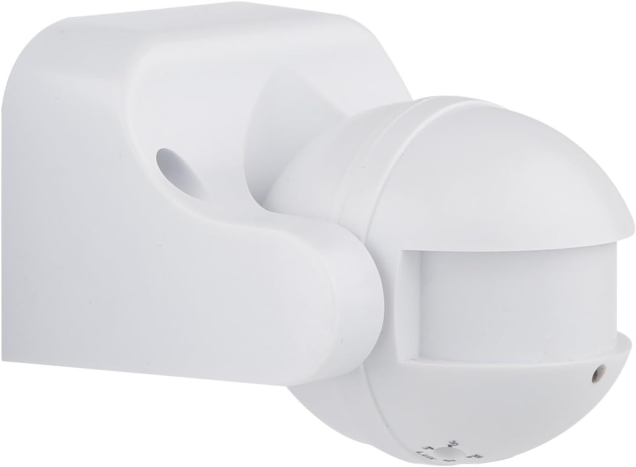 HUBER Motion 60HF Radar Motion Sensor 180&deg; Indoor/Outdoor, IP44, 1200W Switching, White - White image number 1