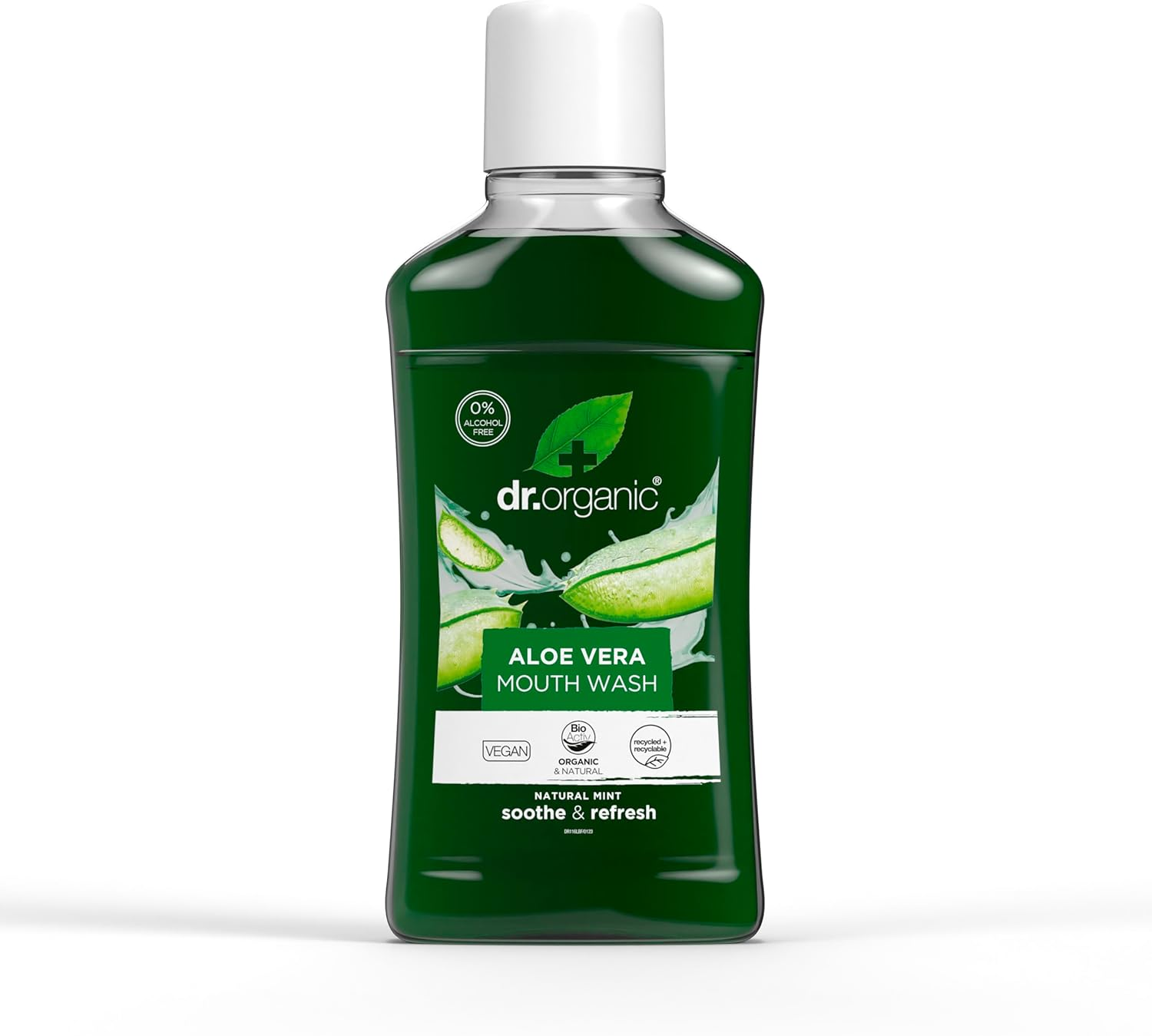 DR ORGANIC Mouthwash Organic Aloe Vera, 500Ml image number 6