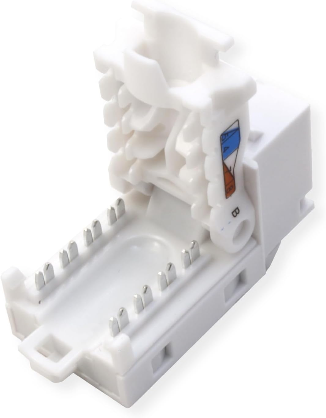 Trendnet Cat6 RJ45 Keystone Jack 50-Pack Bundle, TC-K50C6, Compatible with Cat5/Cat5E/Cat6 Cabling, Use with the TC-KP24 or TC-KP48 Blank Keystone Patch Panels(Sold Separately) White