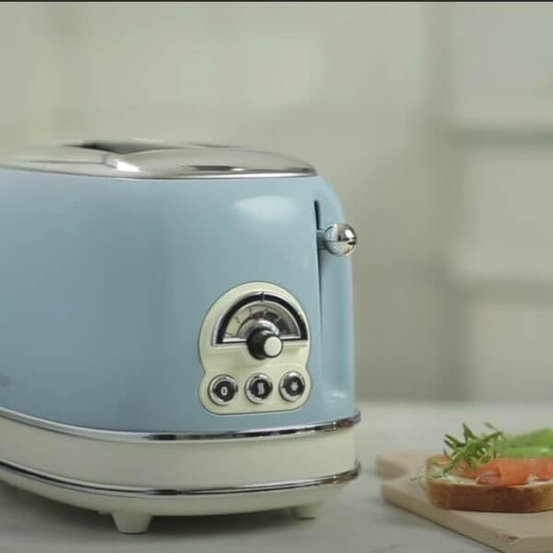 Ariete Vintage Series 2-Slice Toaster - Blue image number 1