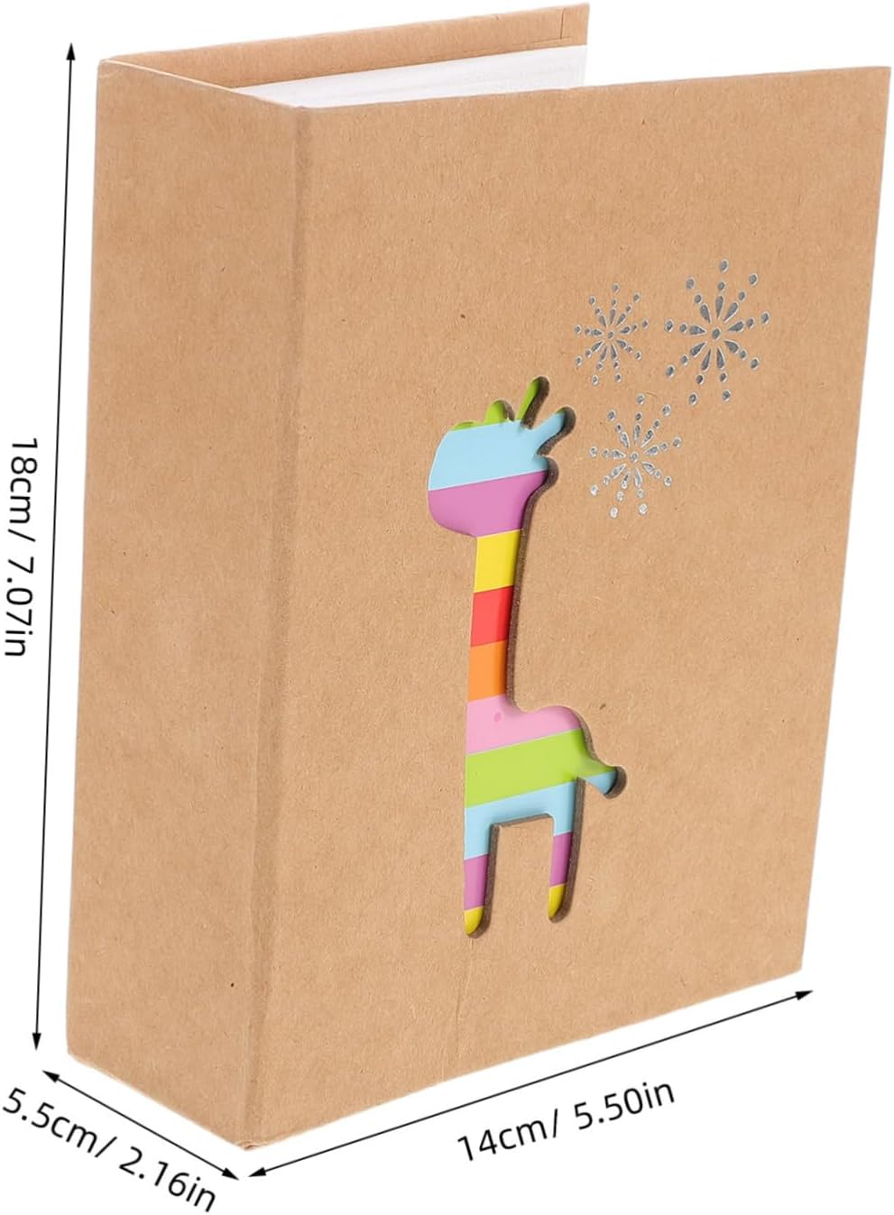 HOODANCOS Boys and Girls Photo Album for Photos Kraft Keepsake Adorable for Family Memories Birthdays and School Activities Picture Storage image number 5