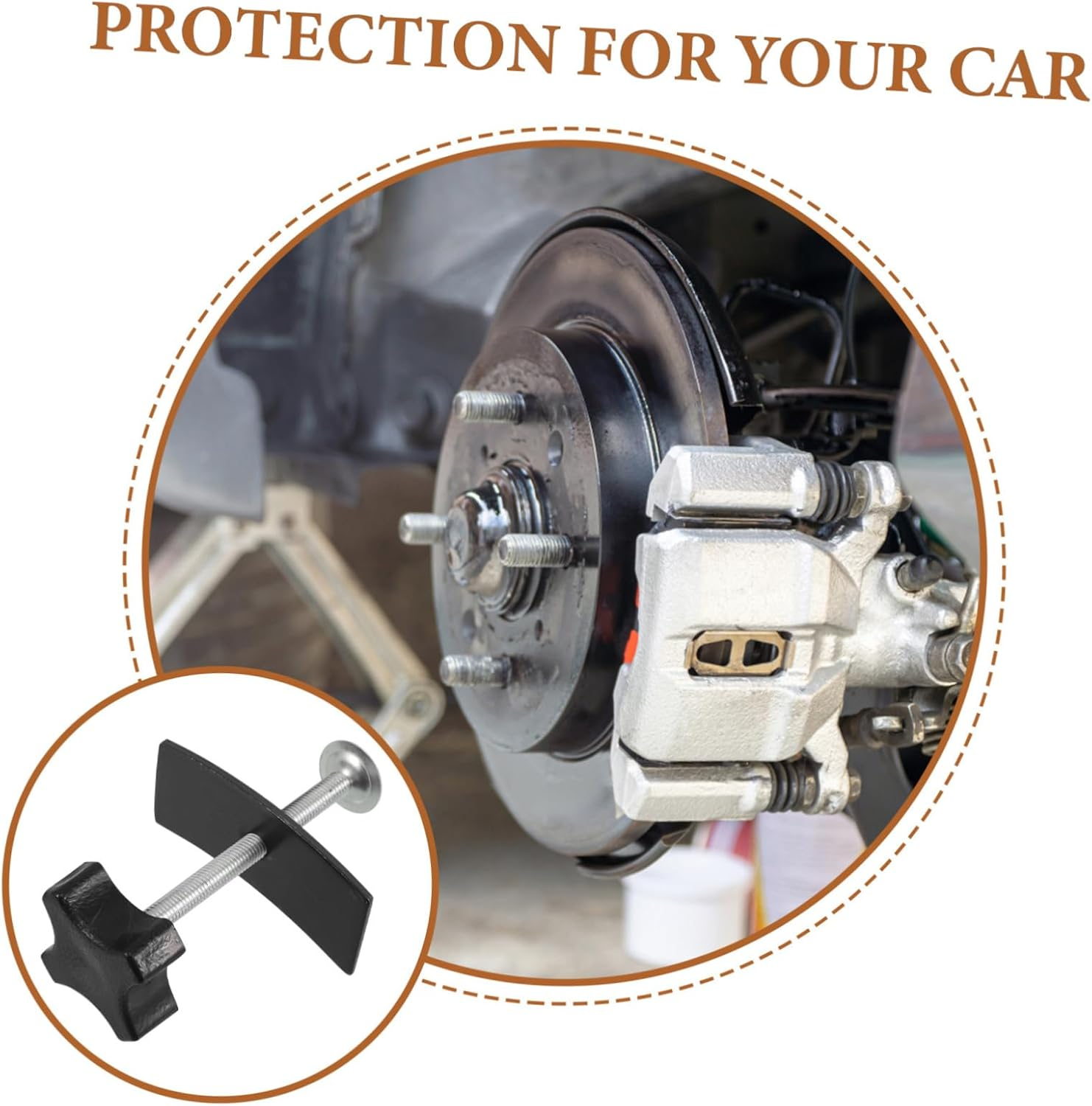 CTIRCHIU Brake Return Tool for Caliper Adjustment Heavy-Duty Brake Caliper Tool for Cars and Trucks for Piston Reset for Diy Mechanics image number 1