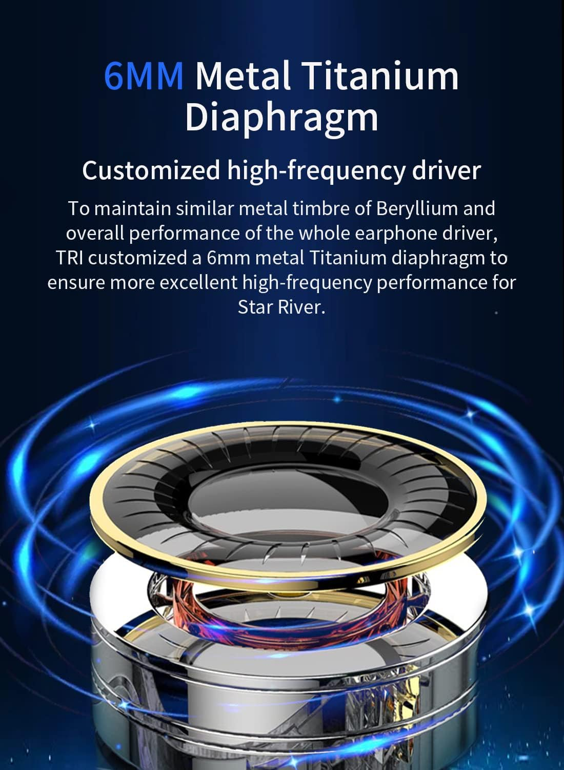 Yinyoo TRI Star River In-Ear Monitors Earphones, Wired Earbuds Headphone IEM with 4 Tuning Modes,10Mm High-Performance Beryllium DD, Hifi Stereo for Musician Singers (Green, 3.5Mm Plug) image number 2