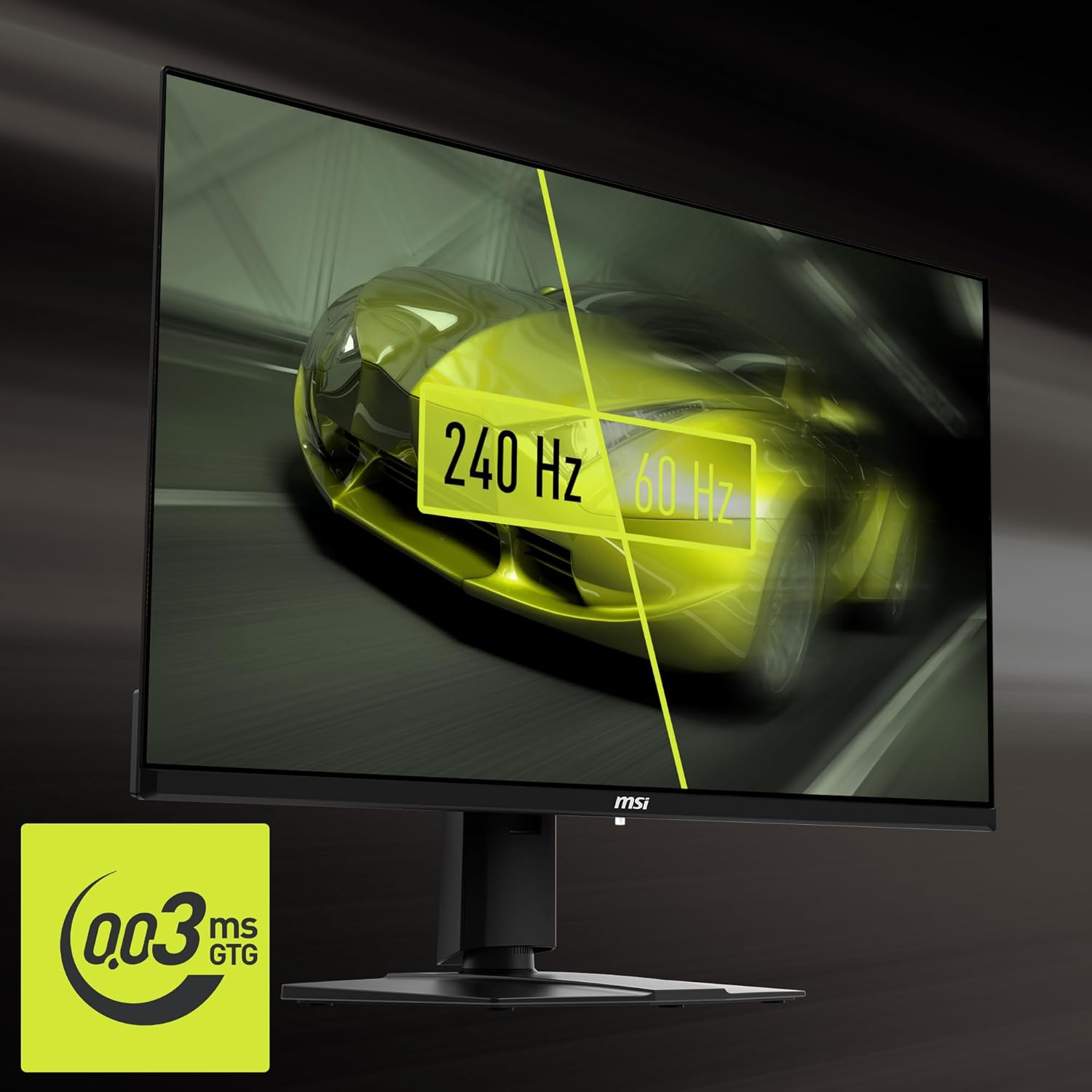 MSI MAG 321UPX QD‑OLED 31.5" 4K UHD 240Hz OLED Gaming Monitor - Black image number 1
