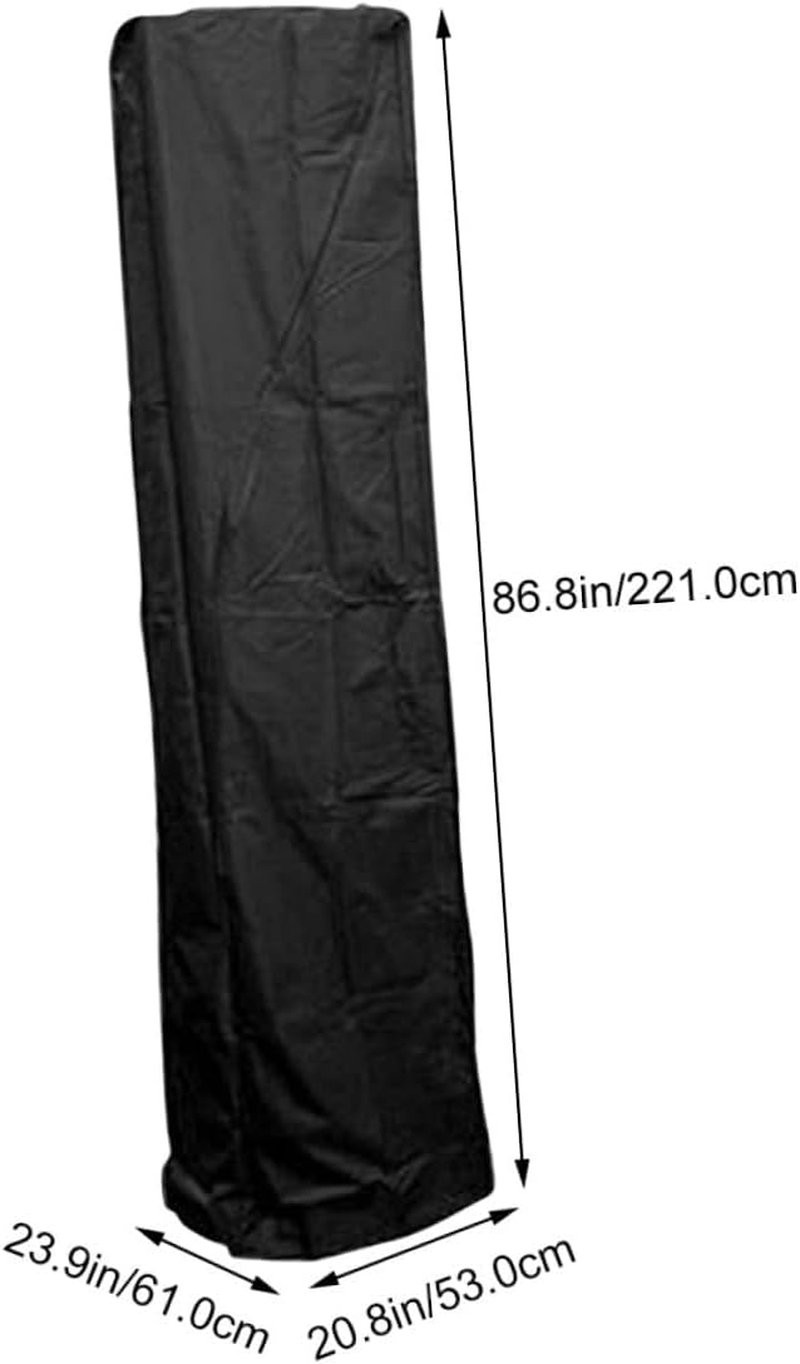 Heavy Duty Outdoor Heater Cover Wear-Resistant Oxford Fabric Patio Protector for Garden Heater Windproof Dustproof Shield for Sun Rain Snow Frost Protection image number 4