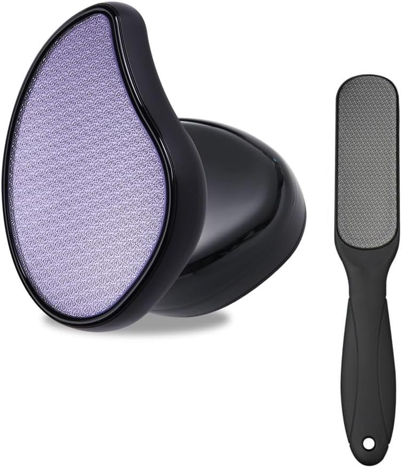 XFSRG 2-In-1 Nano Glass Callus Remover, Highly Effective Callus File, Pedicure for Feet, Callus Removal, Foot Care Device (Black) image number 3